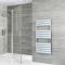 Radiador Toallero - Plano - 1213mm x 600mm - Cromado - Lustro