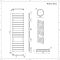 Radiador Toallero - Paneles Planos - Cromado - 1512mm x 600mm  - 666 Vatios- Lustro