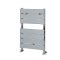 Radiador Toallero - Plano - 620mm x 450mm - Cromado - Lustro