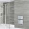Radiador Toallero - Plano - 620mm x 450mm - Cromado - Lustro
