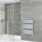 Radiador Toallero Eléctrico Plano - Cromado - 840mm x 600mm - Lustro
