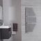 Radiador Toallero de Diseño Vertical - Cromado - 1100mm x 463mm - 333 Vatios - Lazio
