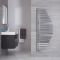 Radiador Toallero de Diseño Vertical - Cromado - 1460mm x 547mm - 458 Vatios - Lazio