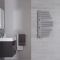 Radiador Toallero de Diseño Vertical - Cromado - 800mm x 463mm - 235 Vatios - Lazio