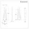Radiador de Diseño - Negro Mate - 1734mm x 567mm - Lazzarini Way Shanghai
