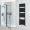 Radiador Toallero Plano - Negro - 1500mm x 450mm - Lustro