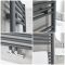 Radiador Toallero Antracita de Conexión Central - 1188mm x 600mm - Neva