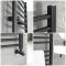 Radiador Toallero Plano Negro con Acabado Mate - 1600mm x 400mm - Nox