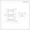 Radiador Toallero Plano Antracita - 800mm x 500mm - Artle