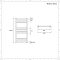 Radiador Toallero Eléctrico Plano Antracita - 800mm x 600mm - Artle