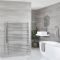 Radiador Toallero Cromado Plano - 1200mm x 1000mm - Kent