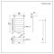 Radiador Toallero Tradicional - Plano con Estante Tendedero para Toallas -  794mm x 532mm - Cromado - Duquesa