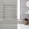 Radiador Toallero Eléctrico Plano - Acero Inoxidable - 600mm x 800mm x 48mm - Quo