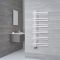 Radiador Toallero de Diseño - 1200mm x 500mm - Blanco - Tika