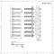 Radiador Toallero de Diseño - Aluminio - Blanco - 1600mm x 500mm - 701 Vatios - Tika