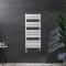 Radiador Toallero Mixto Blanco  - 975mm x 450mm - incl. Elemento Eléctrico de 600W y Llaves - Lustro