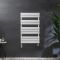 Radiador Toallero Mixto Blanco - 975mm x 600mm - incl. Elemento Eléctrico de 600W y Llaves - Lustro