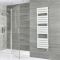 Radiador Toallero Eléctrico de Diseño - Blanco con Panel Plano - 1500mm x 450mm - Lustro