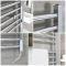 Radiador Toallero Eléctrico Plano Cromado - 800mm x 500mm - Kent