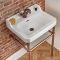 Lavabo con Consola Tradicional - 560mm - Acabado de Color Cobre (1 Agujero para la Grifería) - Richmond