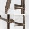 Lavabo Consola con Estructura Efecto Bronce Bruñido de 560mm con Lavabo de 1 Agujero - Richmond