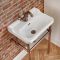 Lavabo con Consola Tradicional - 500mm - Acabado de Color Cobre (1 Agujero para la Grifería) - Richmond