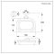 Jabonera de Pared para Lavabo en Cerámica Blanca de 160 mm