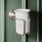 Vaso Porta Cepillo de Dientes en Cerámica y Soporte Porta Vaso de Pared Tradicional - Disponible en Distintos Acabados - Elizabeth