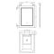 Espejo Iluminado LED Moderno  21W - 500mm x 700mm - Hudson Reed