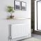 Radiador Convector Horizontal con Panel Doble Plus - Blanco - Disponible en Distintas Medidas - Eco