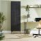 Radiador Convector Vertical con Panel Plano Negro de 1800mm - Tipo 20 - Disponible en Distintas Medidas - Alora