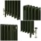 Radiador de Hierro Fundido de 4 Columnas - Altura de 960mm - Verde Duck Green de Farrow & Ball  - Mercury