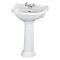 Lavabo con Columna en Cerámica en Estilo Moderno 610mm - Ryther