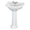 Conjunto para Baño Tradicional con Inodoro Monobloque y Lavabo con Columna - Ryther