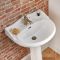 Lavabo con Columna en Cerámica en Estilo Moderno 610mm - Ryther