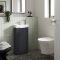Mueble de Lavabo a Suelo de 400mm con Diseño Acanalado Completo con Lavabo - Disponible en Distintos Acabados