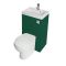Conjunto de Baño Completo con Mueble de Lavabo y Mueble para WC con Inodoro Select - 500mm x 890mm - Disponible en Distintos Acabados - Cluo