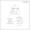 Conjunto de Baño Completo con Mueble de Lavabo y Mueble para WC  2 en 1 con Lavabo Elements, WC y WC Avenham - 500mm x 890mm - Selección de Acabados- Cluo