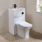 Conjunto de Baño Completo con Mueble de Lavabo y Mueble para WC  2 en 1 con Lavabo Elements, WC y WC Avenham - 500mm x 890mm - Selección de Acabados- Cluo