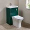 Conjunto de Baño Completo con Mueble de Lavabo y Mueble para WC  2 en 1 con Lavabo Elements, WC y WC Avenham - 500mm x 890mm - Selección de Acabados- Cluo