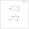 Conjunto de Baño Completo con Mueble de Lavabo y Mueble para WC  2 en 1 con Lavabo Elements, WC y WC Halwell - 500mm x 890mm - Selección de Acabados- Cluo