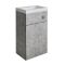 Conjunto de Baño Completo con Mueble de Lavabo y Mueble para WC  2 en 1 con Lavabo Elements, WC Colby - 500mm x 890mm - Selección de Acabados- Cluo