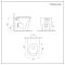 Conjunto de Baño Completo con Mueble de Lavabo y Mueble para WC  2 en 1 con Lavabo Elements, WC Colby - 500mm x 890mm - Selección de Acabados- Cluo