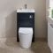 Conjunto de Baño Completo con Mueble de Lavabo y Mueble para WC  2 en 1 con Lavabo Elements, WC Colby - 500mm x 890mm - Selección de Acabados- Cluo