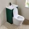 Conjunto de Baño Completo con Mueble de Lavabo y Mueble para WC  2 en 1 con Lavabo Elements, WC Colby - 500mm x 890mm - Selección de Acabados- Cluo