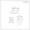 Conjunto de Baño Completo con Mueble de Lavabo y Mueble para WC 2 en 1 con Lavabo Elements, con WC Marbury - 500mm x 890mm - Selección de Acabados- Cluo