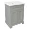 Mueble para Lavabo Tradicional de 600mm Completo con Lavabo - Disponible en Distintos Acabados y con Variedad de Agujeros para la Grifería - RAK Washington x Hudson Reed