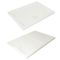 Mampara de Ducha Walk In con Vidrio Acanalado con Perfil Cromado y Panel Lateral con Plato de Ducha Efecto Piedra Pizarra - Disponible en Distintas Medidas y con Opción de Panel Antisalpicaduras