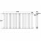 Radiador de Diseño Horizontal (Panel Doble) - 635mm x 1223 mm - Antracita - Saffre