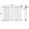 Radiador de Diseño Horizontal (Panel Doble) - 635mm x 863 mm - Antracita - Saffre